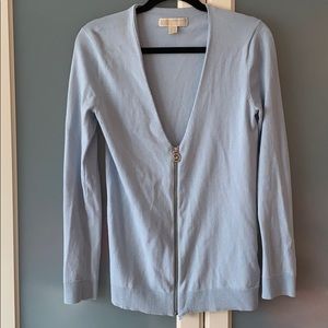 Michael Kors cardigan sweater  Powder Blue